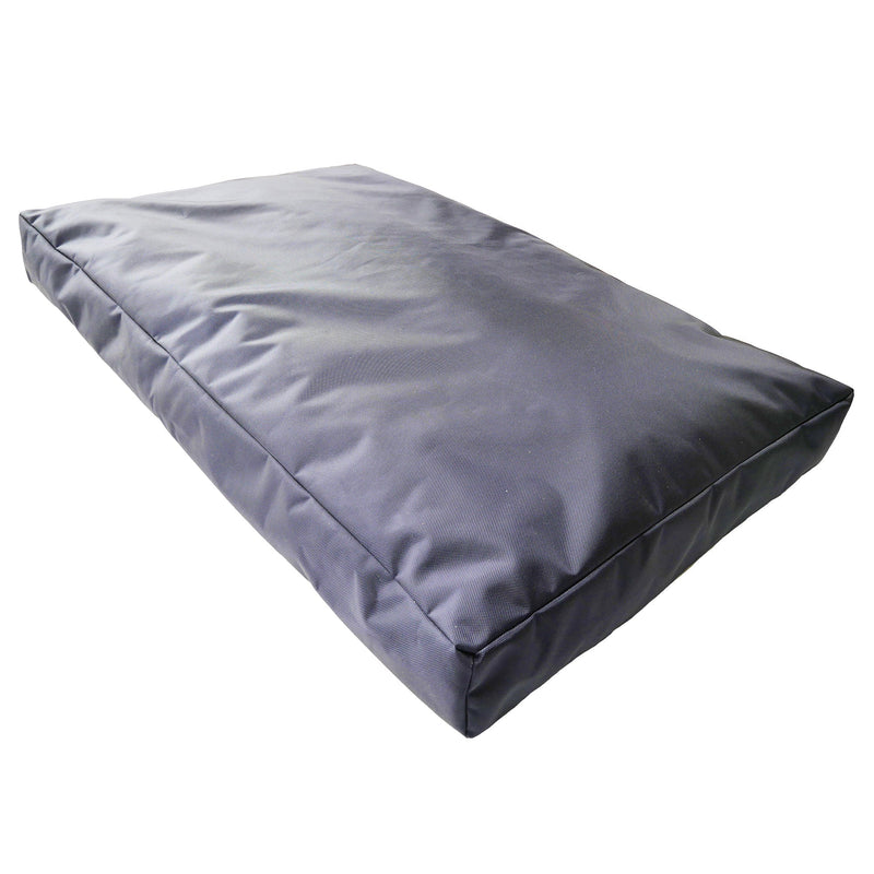 Rectangle Armor orthopedic dog bed in charcoal
