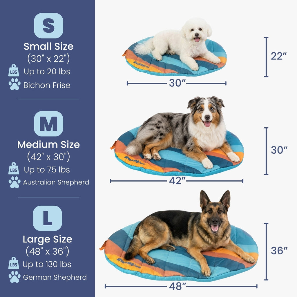Travel Dog Bed - Foldable & Packable for Travel, Road Trip, Camping